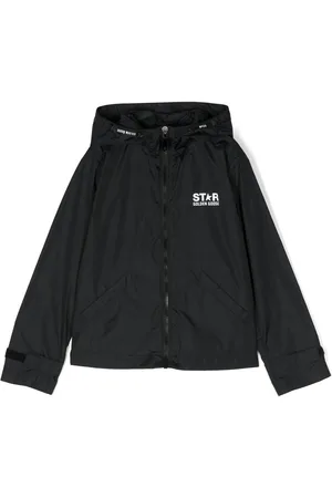 Golden Goose Logo-print zip-up hooded jacket