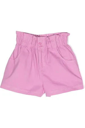 Molo Ruched-waist mini shorts