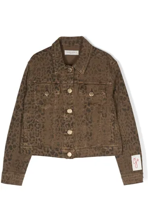 Golden Goose Leopard-print denim jacket