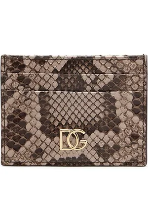 Dolce & Gabbana DG-logo leather card holder