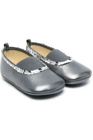 PèPè Sequin-embellished ballerina shoes