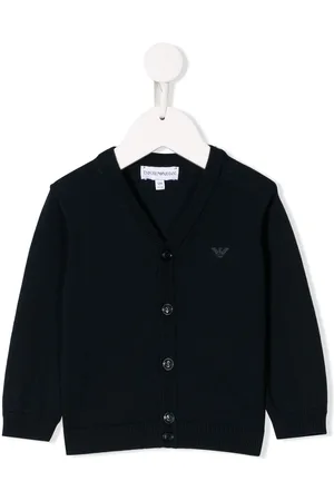 Emporio Armani Logo printed cardigan
