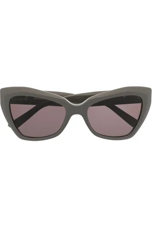 Balenciaga Logo-plaque butterfly sunglasses