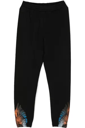MARCELO BURLON Wings-print track pants