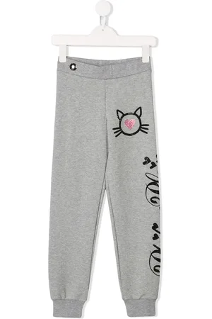 Philipp Plein Crystal Cat track pants