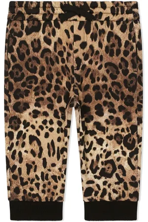 Dolce & Gabbana Leopard-print track pants