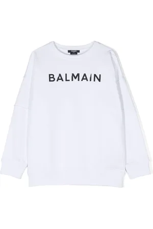 Balmain Logo-print cotton sweatshirt