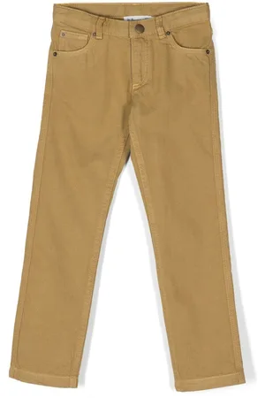 BONPOINT Straight-leg denim chino trousers