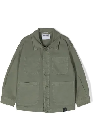 Aspesi Button-up stretch-cotton shirt