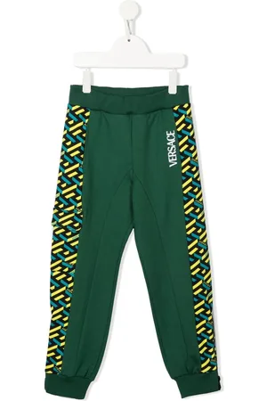 VERSACE Geometric-pattern print track pants