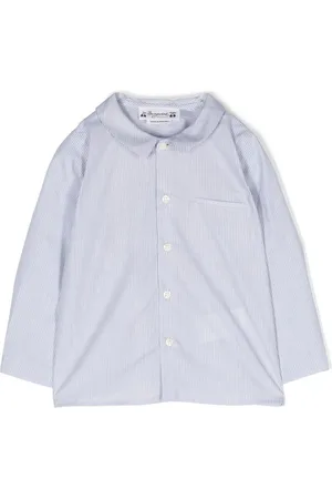 BONPOINT Stripe-print cotton shirt
