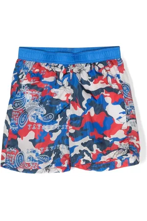 Moncler All-over print swim shorts
