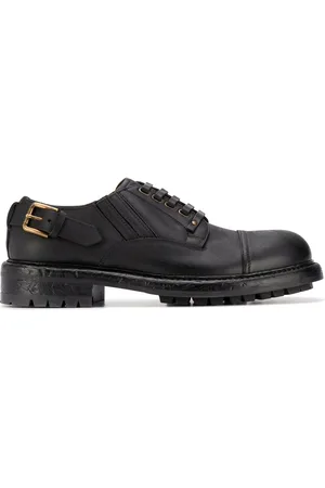 Dolce & Gabbana Leather buckle Derby shoes