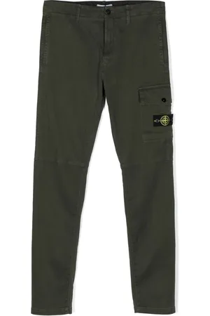 Stone Island Logo-patch cargo pants