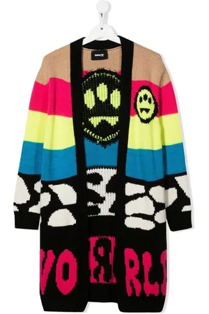 BARROW Striped oversized cardigan