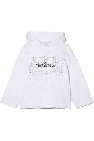 Maison Margiela Grid notebook logo-print hoodie