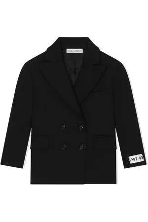 Dolce & Gabbana Logo-patch double-breasted blazer