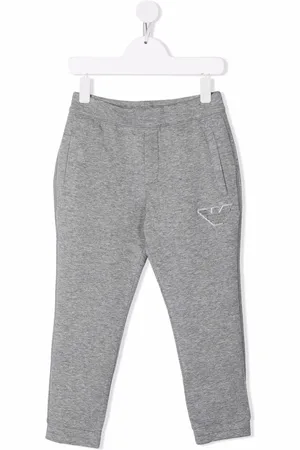 Emporio Armani Embroidered logo track pants
