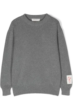 Golden Goose Logo-appliqué crew neck sweater
