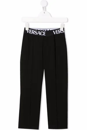 VERSACE Medusa waist-logo trousers