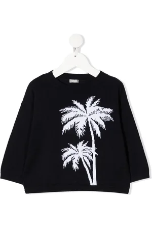 Il gufo Palm tree-print sweatshirt