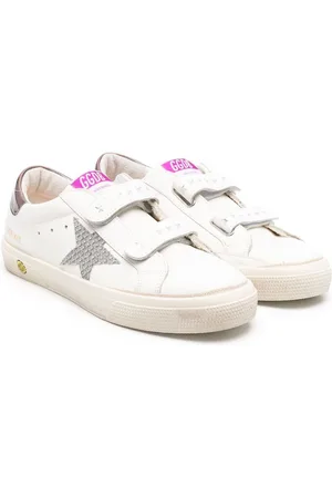 Golden Goose TEEN May School touch-strap sneakers