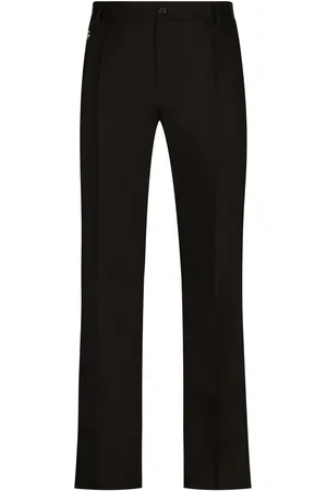 Dolce & Gabbana DG patch stretch-cotton trousers