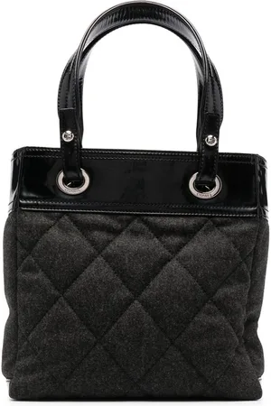 CHANEL 2009-2010 diamond-quilted tote bag