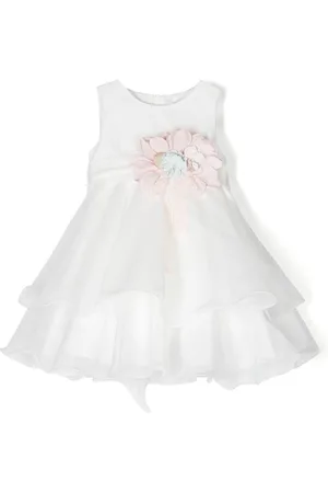 Mimilù Corsage-detail tiered dress