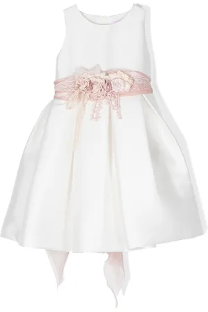 Mimilù Corsage-detail sleeveless dress