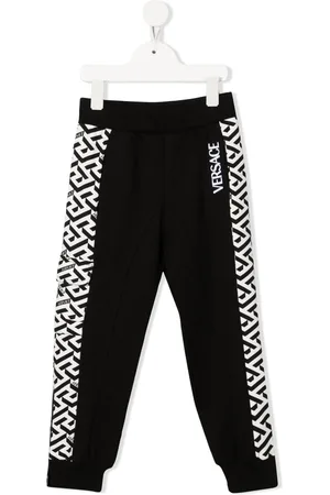 VERSACE Greca pattern cotton track pants