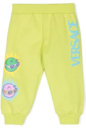 VERSACE Logo-print track pants