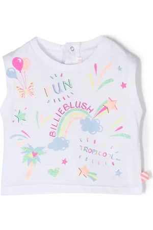 Billieblush Graphic-print cotton T-shirt