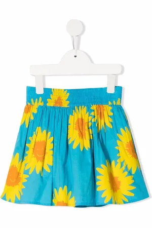 Stella McCartney Sunflower-print organic cotton skirt