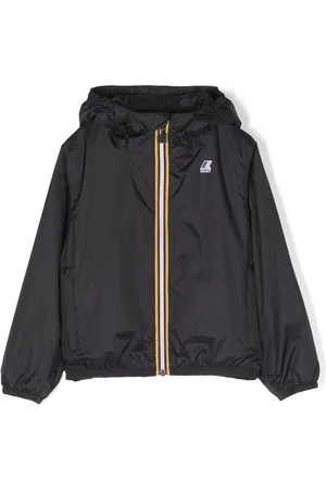 K-Way Logo-print hooded jacket