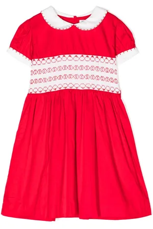 Rachel Riley Elasticated-panel cotton dress