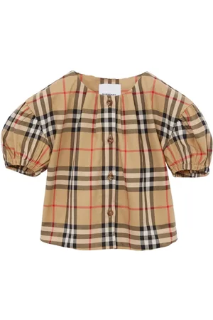 Burberry Check cotton blouse
