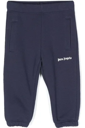 Palm Angels Logo-print cotton tracksuit bottoms