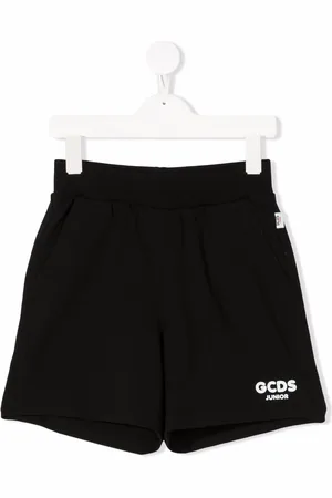 GCDS Logo-print track shorts
