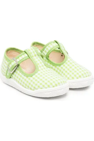 PèPè Vichy touch strap shoes