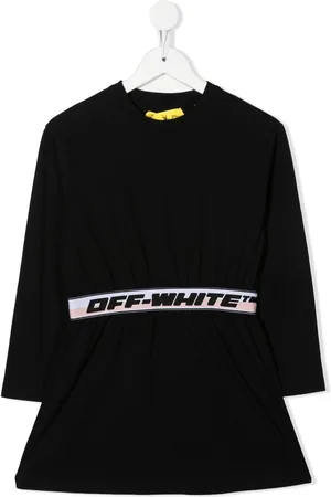 OFF-WHITE Logo-waistband mini dress
