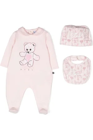Philipp Plein Teddy-motif babygrow set