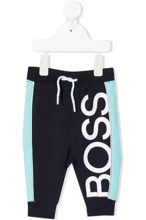 HUGO BOSS Logo-print panelled track pants