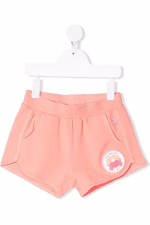 Billieblush Logo-patch track shorts