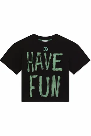 Dolce & Gabbana Have Fun embroidered logo T-shirt