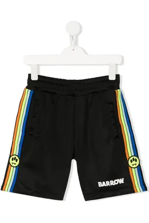 BARROW Rainbow-stripe track shorts