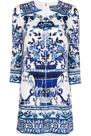 Dolce & Gabbana Majolica-print dress