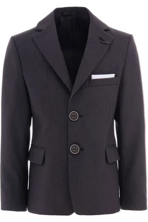M. Moustache Twill single-breasted blazer