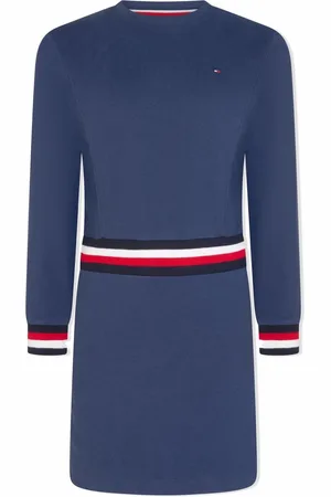 Tommy Hilfiger Logo-striped jumper dress