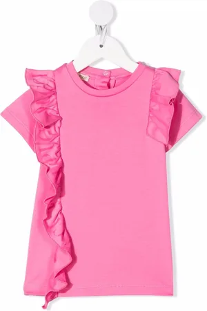 PUCCI Junior Ruffle-trimmed T-shirt